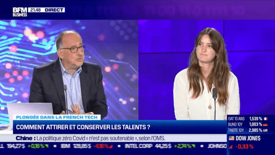 Gojob sur BFM Business - Marine Crovella invitée de Tech&Co