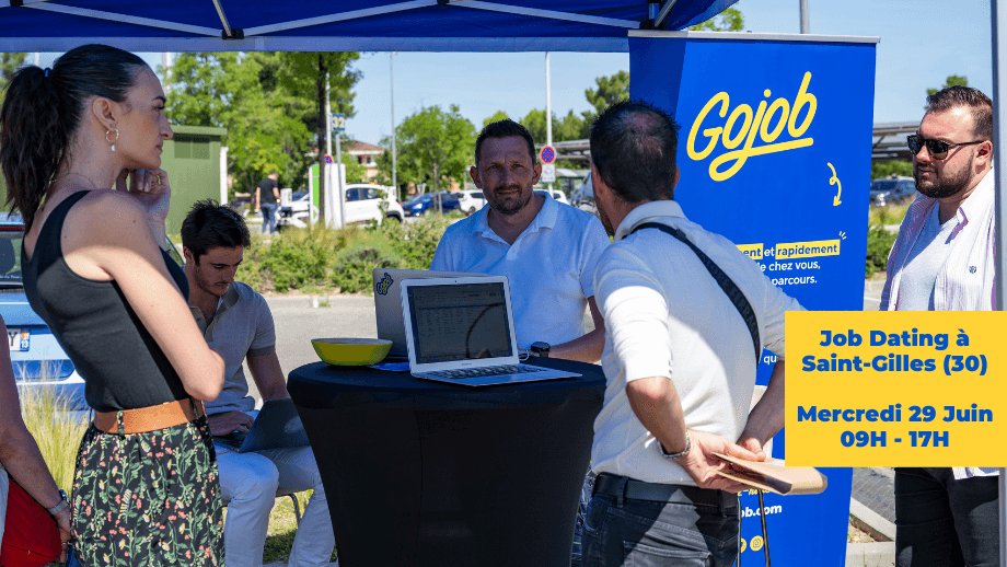 Journée recrutement Gojob à la Maison de l'Emploi de Saint-Gilles mercredi 29 juin